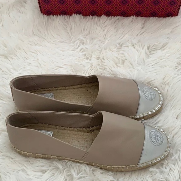 Tory Burch Flat colorblock leather espadrille - Picture 2 of 7